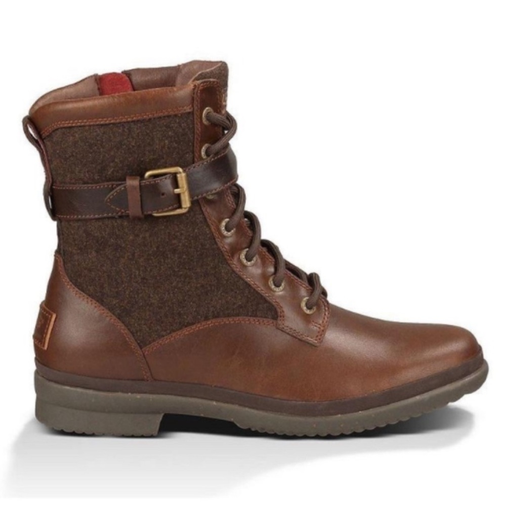 UGG Kasey leather zip up boots